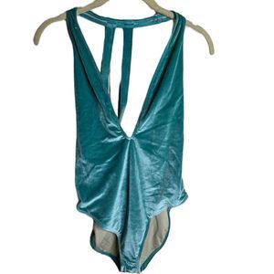 Urban outfitters velvet one piece swimsuit
